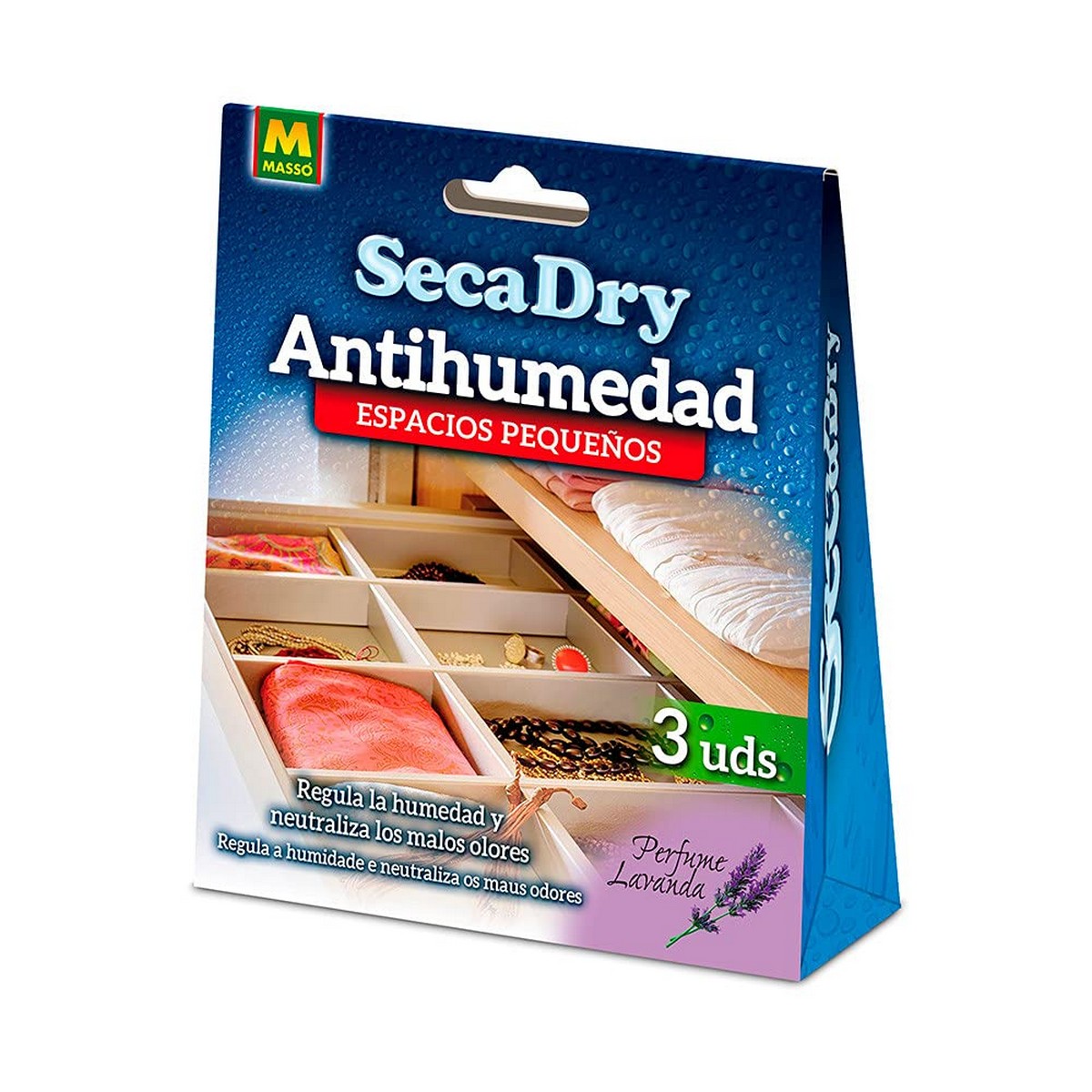 Anti-humidity Mass&oacute; Secadry 30 g Gel Bags 3 Pieces