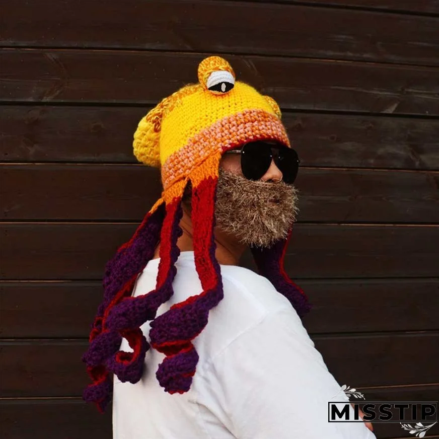 Octopus Head Knit Beanie