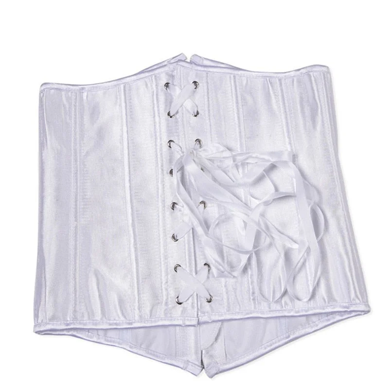 Corset Underbust for Women Top Sexy Waist Cincher Gothic Lingerie Vintage Shape Body Belt Plus Size Gorset Green Pink Red Black