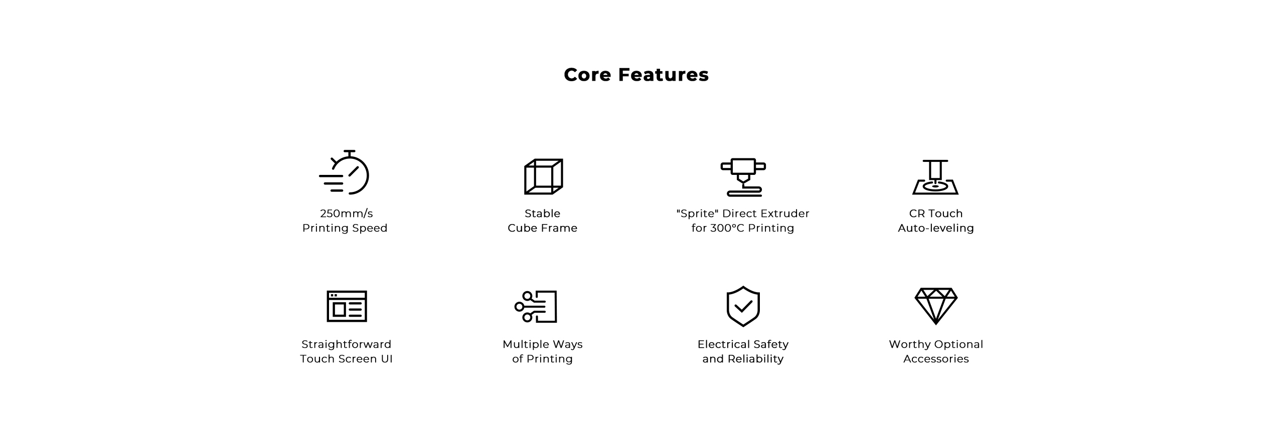Ender-5 S1 core features