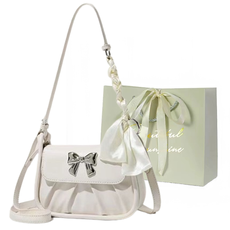 JIANGLIDA PU Crossbody Bag Women's Black/White