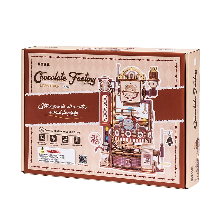 ROKR La Chocolaterie Puzzle 3D Bois