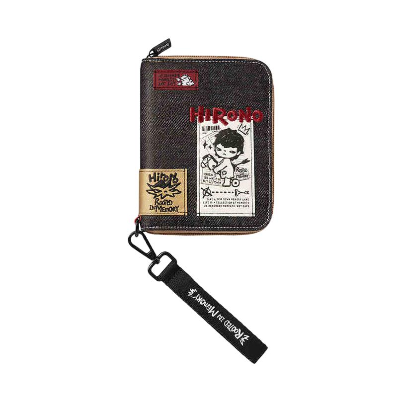 POP MART HIRONO Cotton Passport Holder Unisex Black