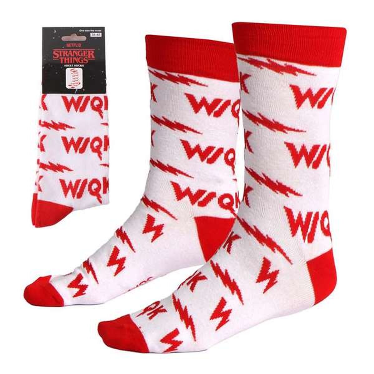 Socks Stranger Things 38-45 White