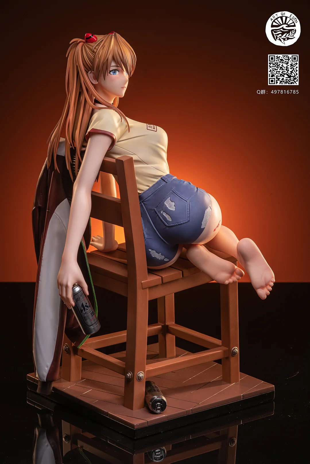 予約] Art of Eden - EVA - Asuka 1/4 ガレージキット完成品 ガレキ スタチュー 成人向けr18