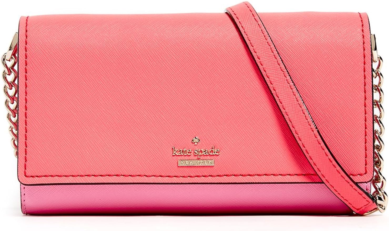 Kate Spade New York Women's Cameron Street Corin Cross Body Bag, Bright Flamingo Multi, One Size
