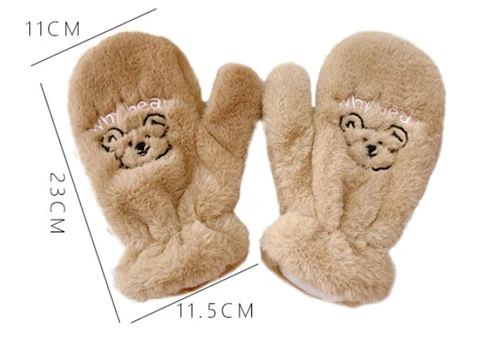 Kawaii Bear Cold Proof Gloves