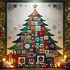 Diamond Painting-DIY Full Round Drill ChristmasTree(50*50CM)