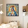 Diamond Painting-DIY Full Round Drill Stained Glass Art Madonna