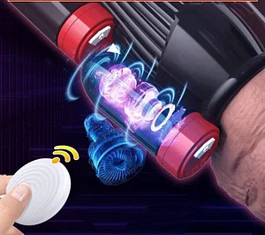 5 Egg Vibrating Airplane Cup Men's Automatic Masturbator Penis Training Exercise Machine