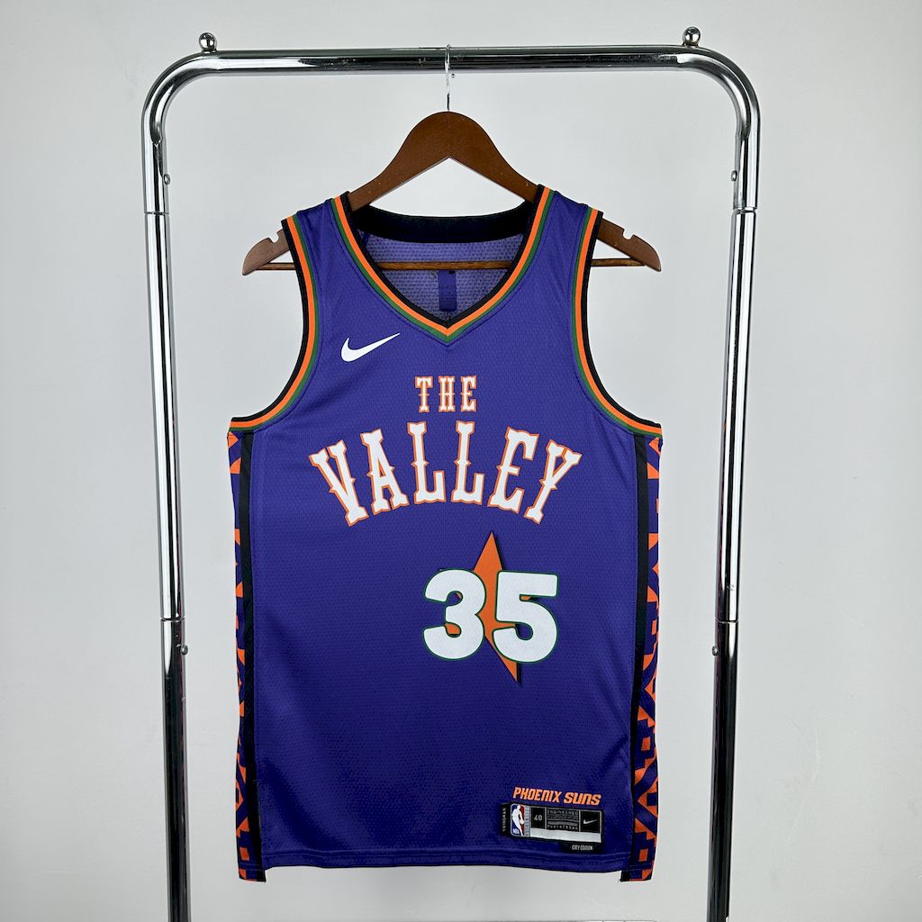 Maillot Phoenix Suns Kevin Durant #35 - Violet Taille L - Cousu Officiel NBA