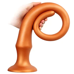 65cm Long Silicone Tail Expansion Anal Plug Soft Male And Female Anal Masturbation Device