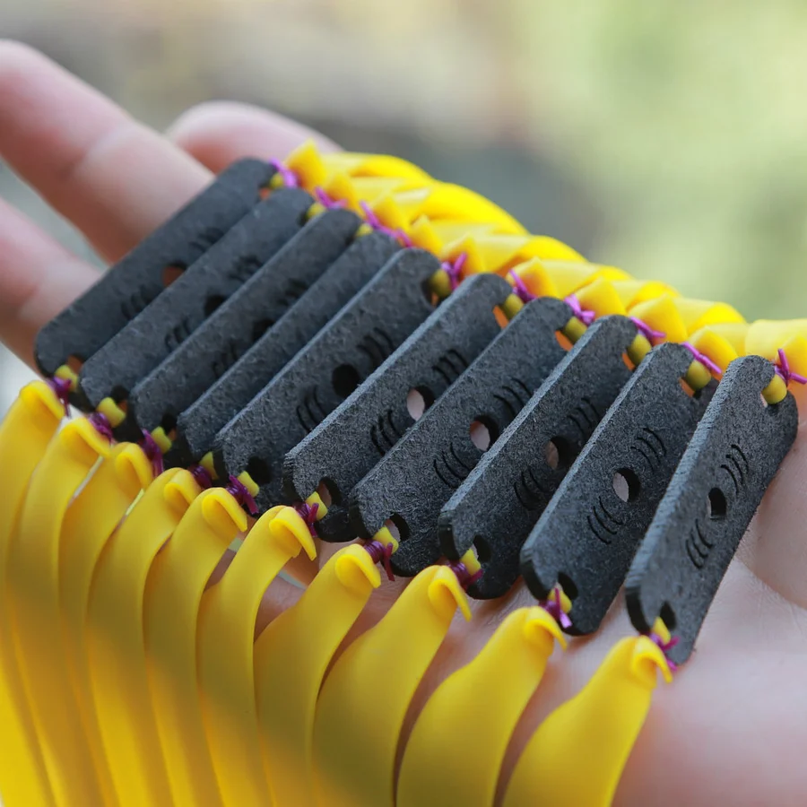 Snipersling Super Fast Slingshot Flat Rubber Band Sets For