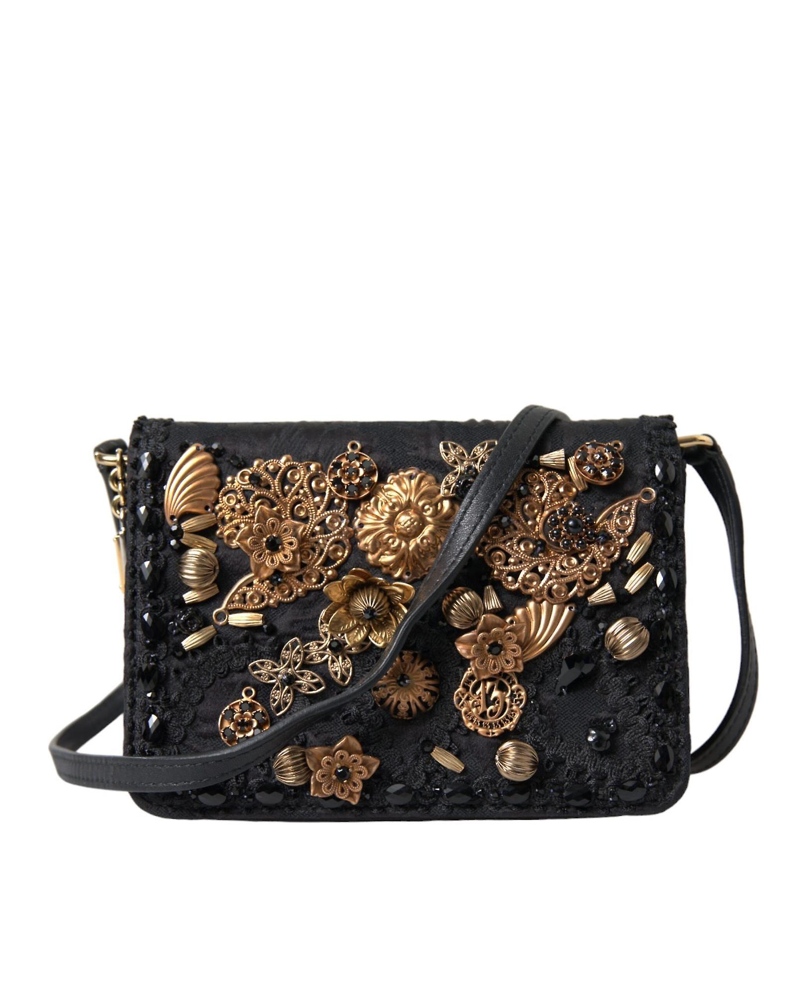 Dolce & Gabbana Embellished Baroque Crossbody Shoulder Bag
