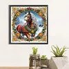 Diamond Painting-DIY Crystal Rhinestone Xmas Horse(40*40CM）