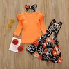 Kid Baby Girl Halloween Suits Pit Strip Strap 2 Pcs Sets Suit