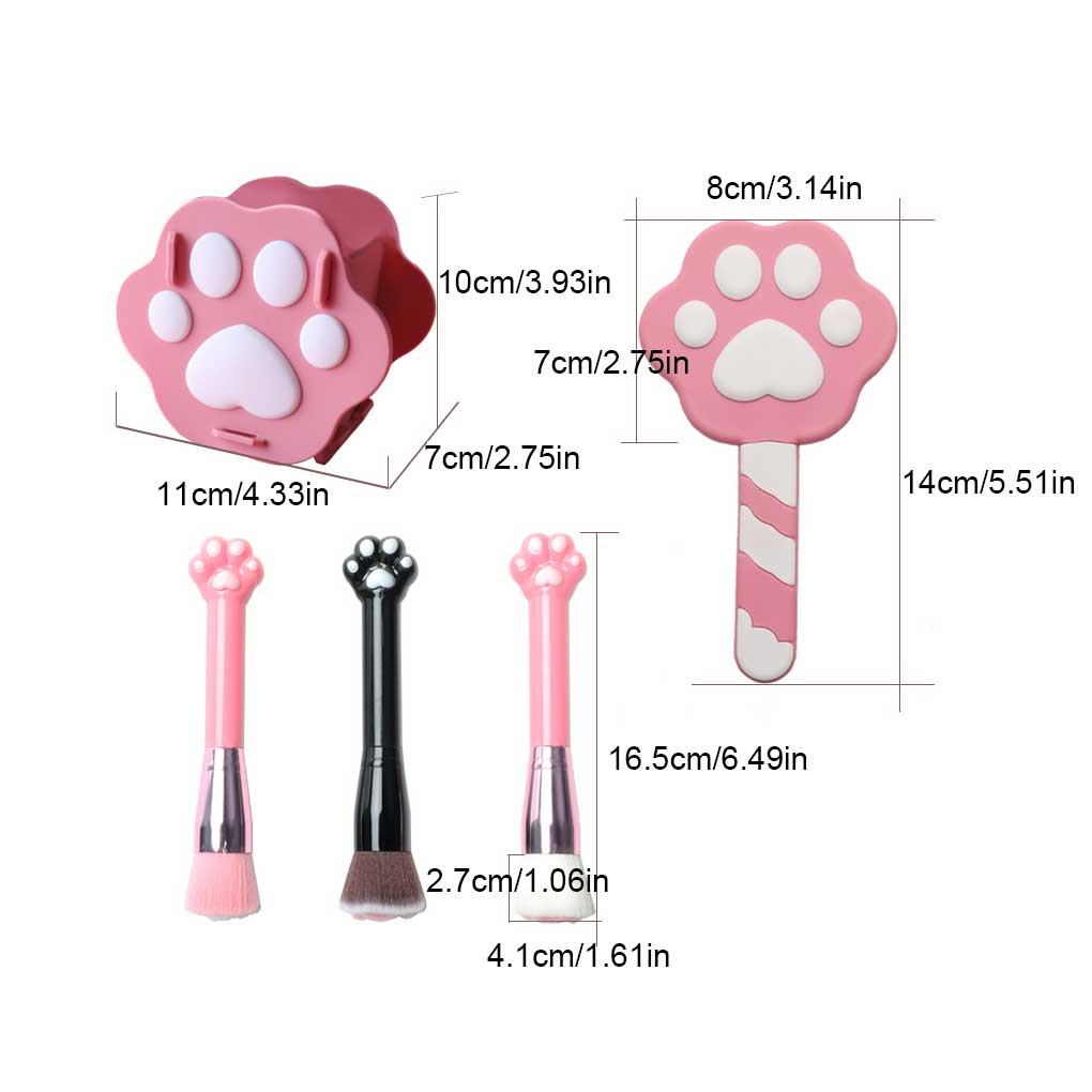 Kawaii Cat Paw Fluffy Makeup ME65