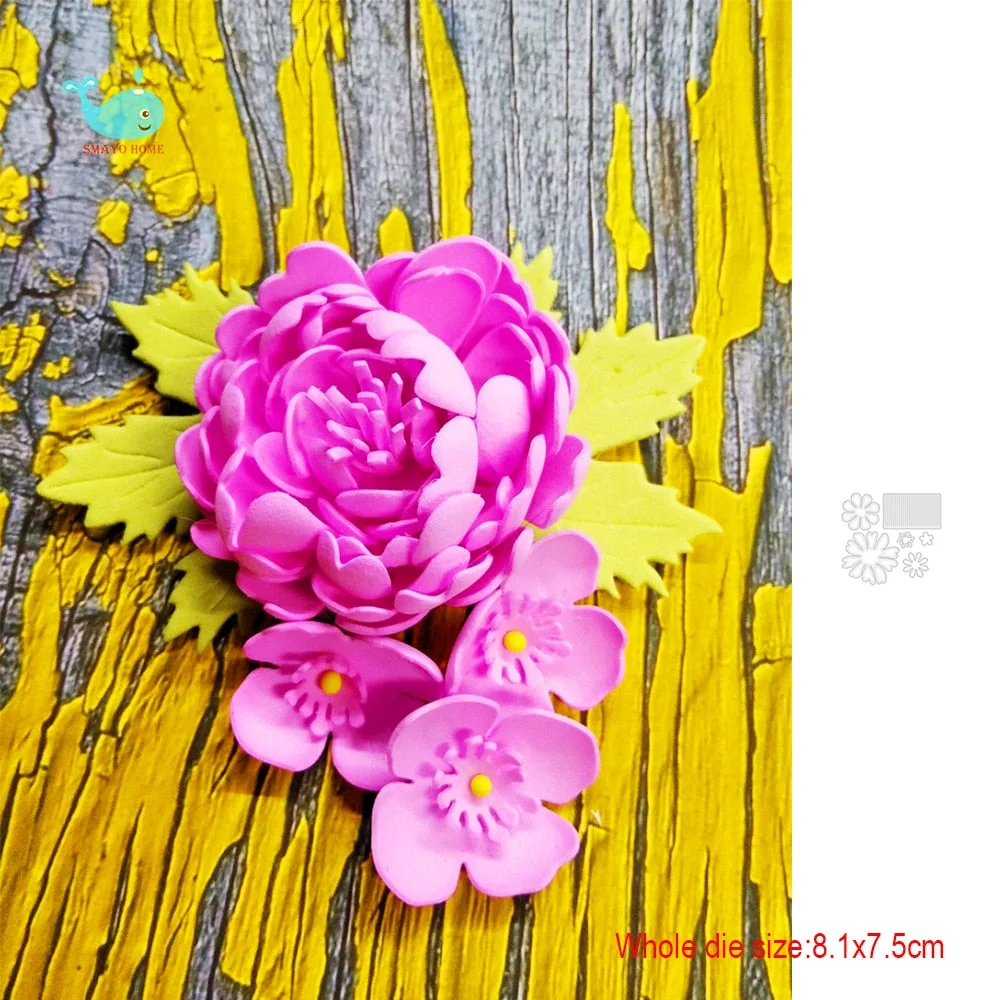 lace flower Metal Cutting Dies Scrapbooking Stencil for Album Paper DIY Gift Card Decoration Embossing Dies New 2022