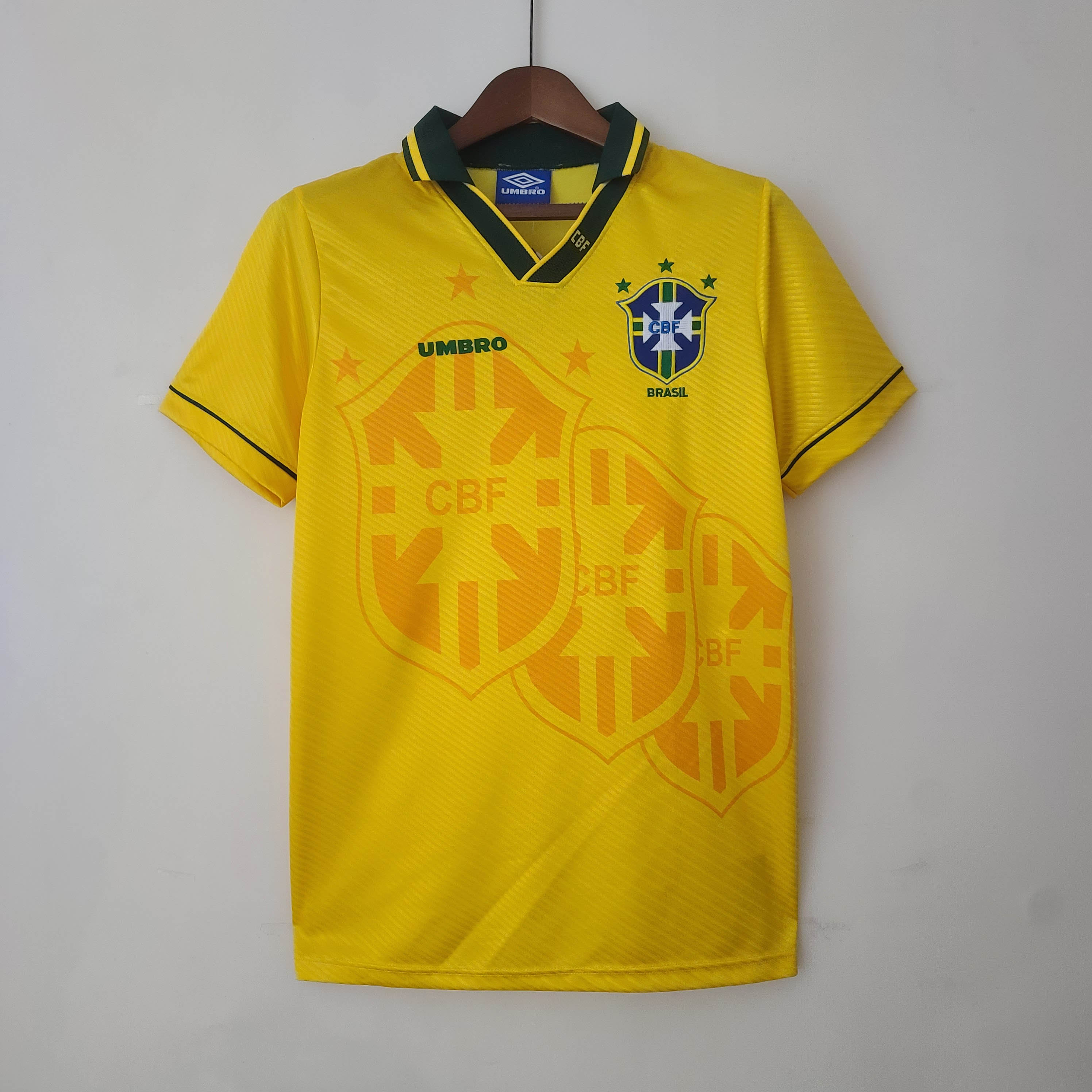 复制1998 Retro Brazil Soccer Jersey Home