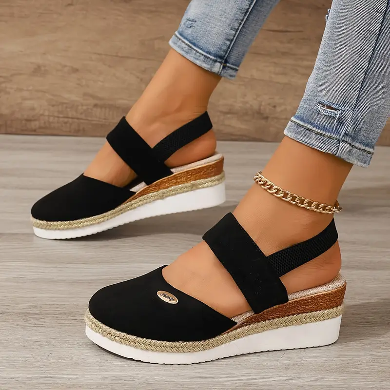Women's Casual Breathable Slip On Orthopaedic Platform Sandals