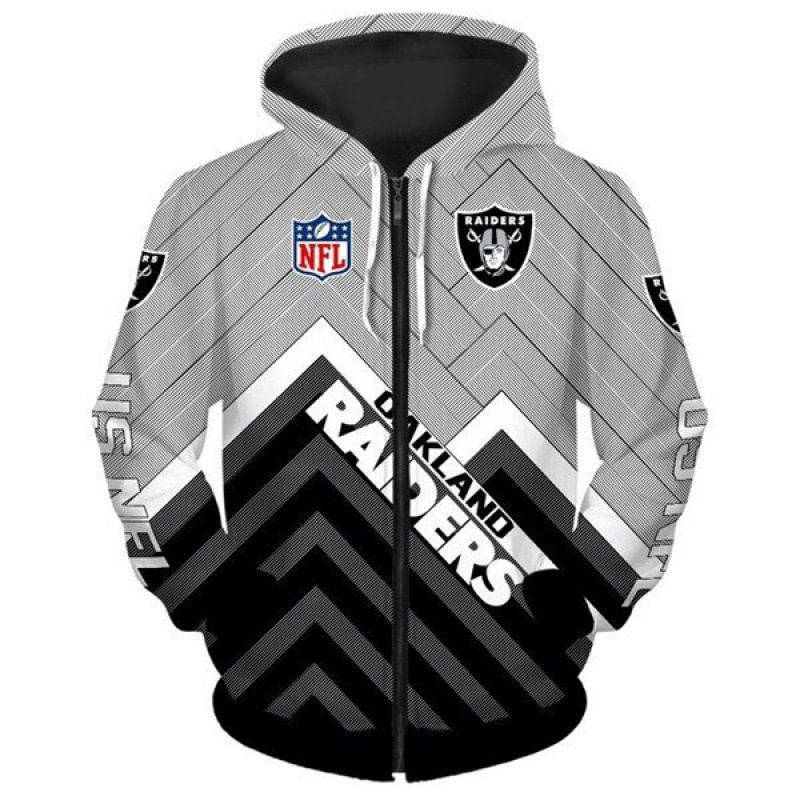 Las Vegas Raiders NFL Team Zipper Hoodie