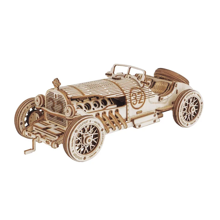 ROKR Grand Prix Car Scale Model 3D Wooden Puzzle MC401 | Robotime Online