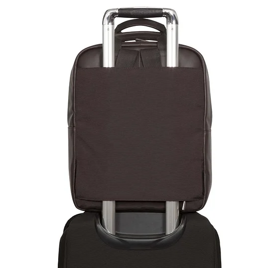 Knomo Dale Leather Laptop Backpack 15.6 inch Black