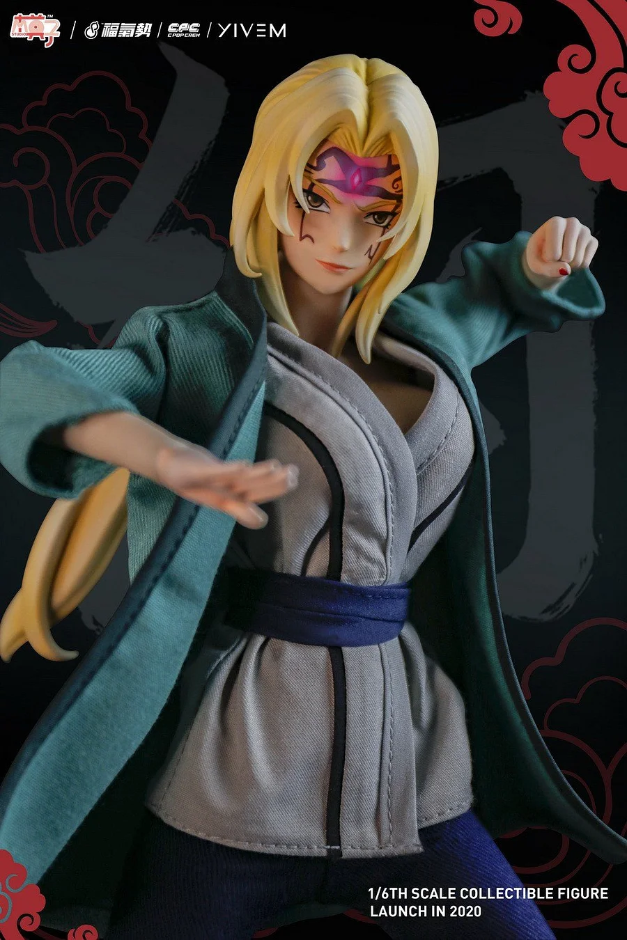 In-stock 1/6 Scale Tsunade Ninjutsu Gang Figure by MOZ Studio MSAF001