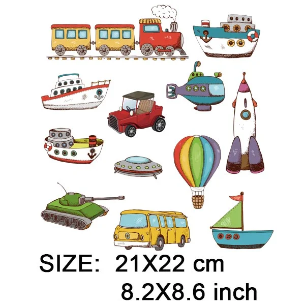 Cute Animals Heat Sticker On T-shirt DIY A-levels Iron On Transfer For Clothing Beautiful Design On Kid Clothes Patch Decoration