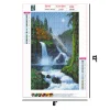 Beautiful Waterfall Scenery  | Full Round Diamond Painting Kits