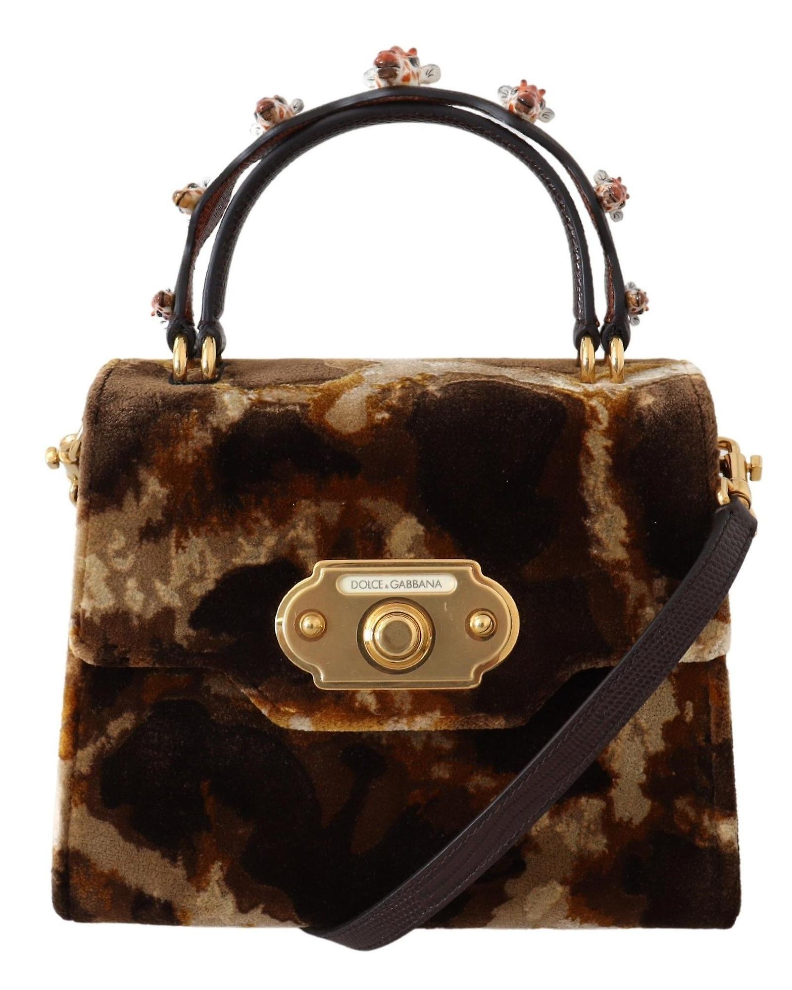Dolce & Gabbana Gorgeous  Giraffe Crossbody Purse