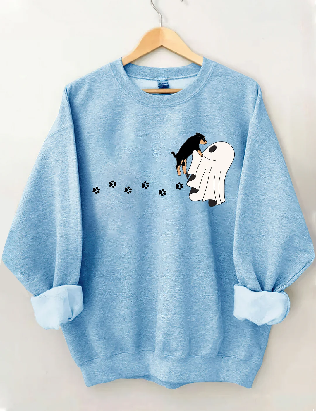 Сute Ghost Dog Halloween Sweatshirt