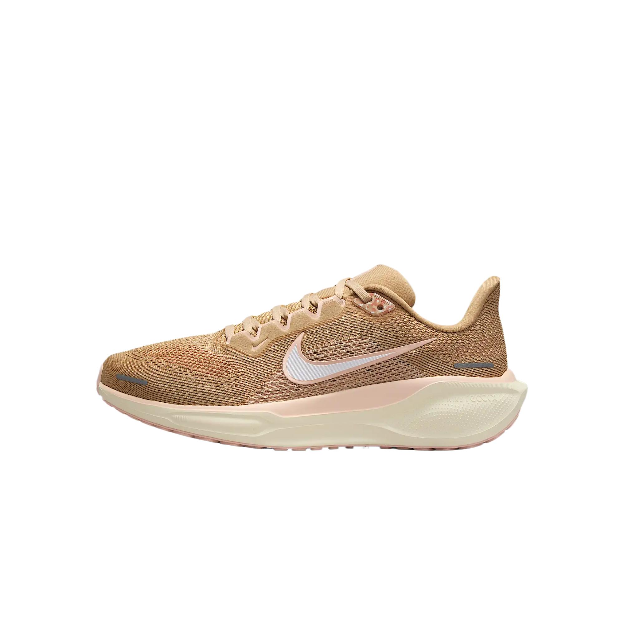 Nike Air Zoom Pegasus 41 Linen Light Orewood Brown Washed Coral White Women's
