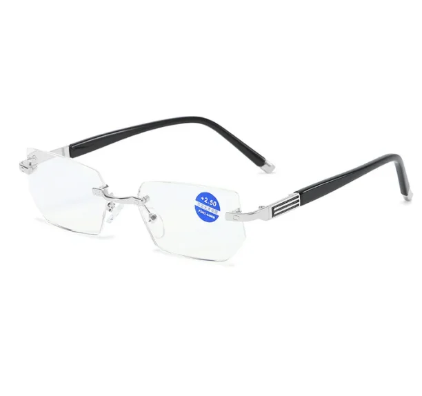 2023 New Sapphire high hardness anti-blue progressive Far And Near Dual-Use Reading Glasses