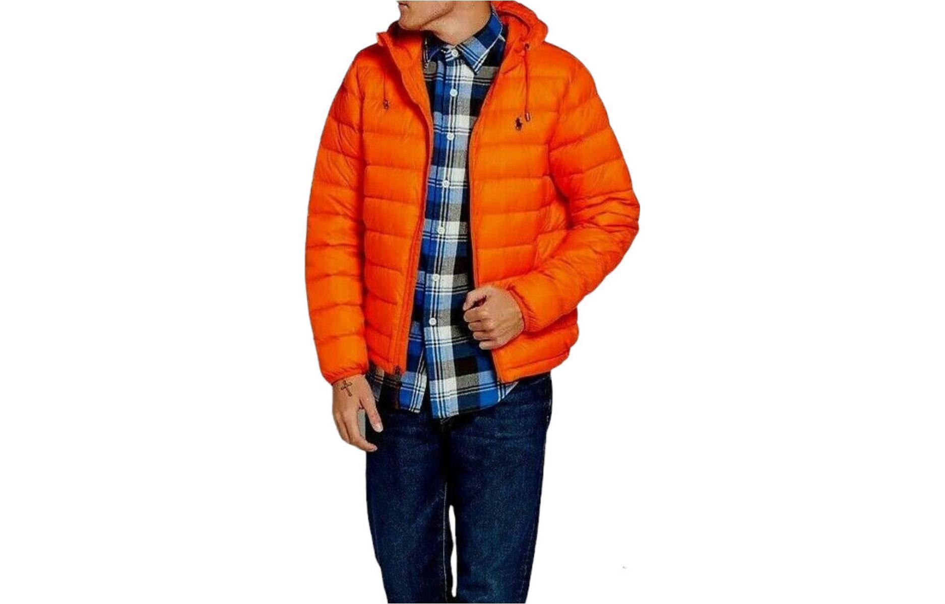 Polo Ralph Lauren Down Jackets Men's Saffron