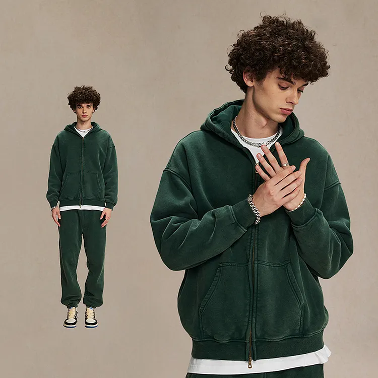 PASUXI Retro Distressed Trendy Men's Sweatshirt huanwei