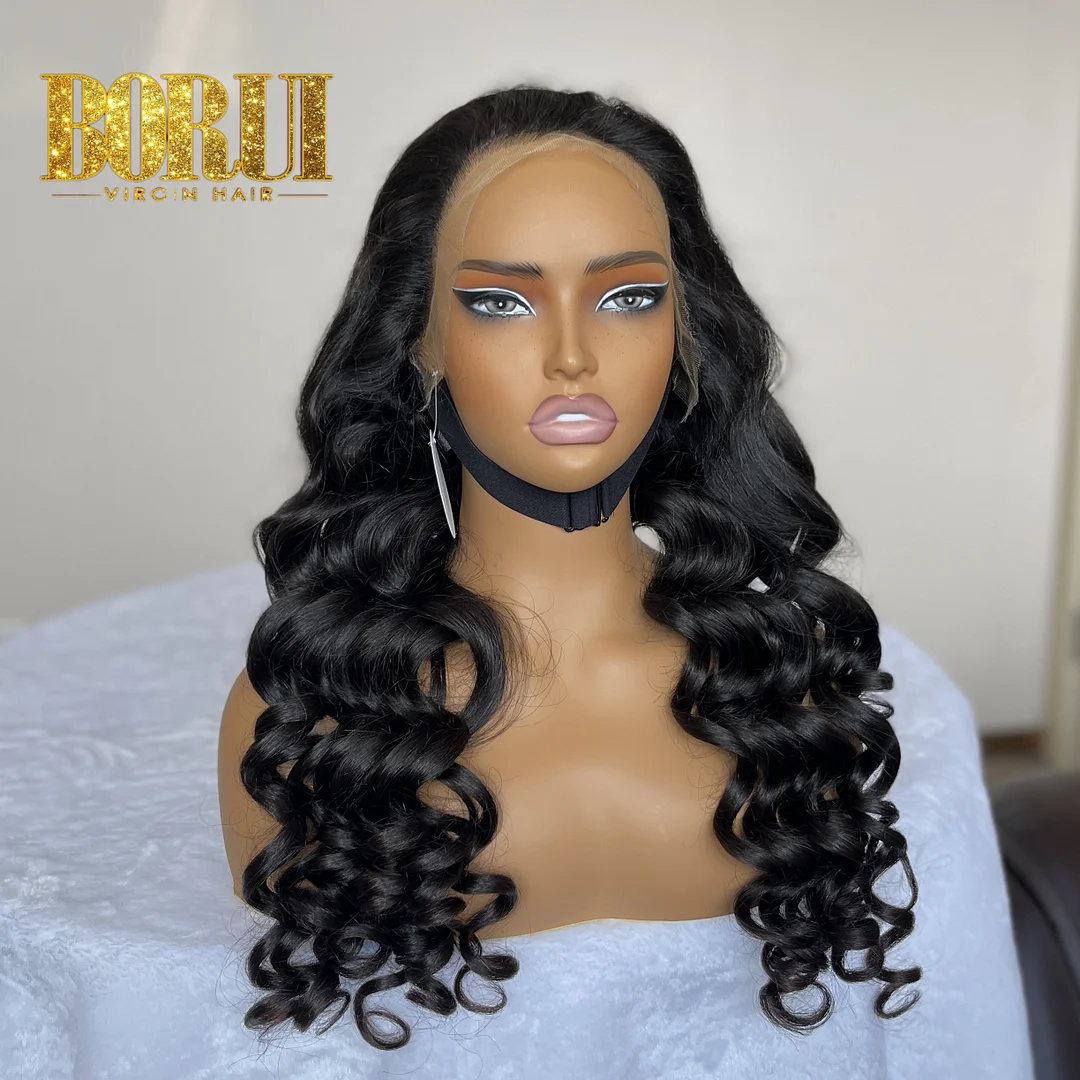  12A 250% Density Loose Wave 5X5/13X4/13X6 HD lace Wig Pre Plucked and Bleached Knot 