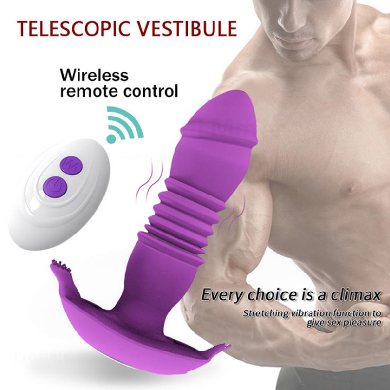 Remote Control Telescopic G-spot Vibrator