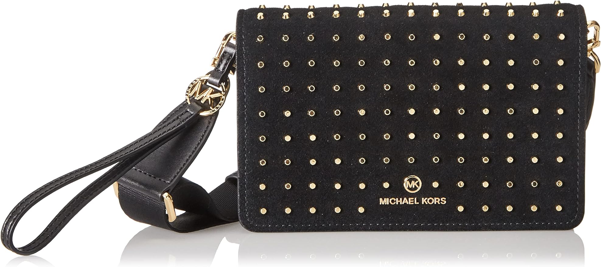 Michael Kors LG Accordian Flap XBODY, Bag Women, Black, One Size