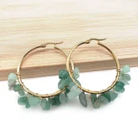 Natural Stone Earrings