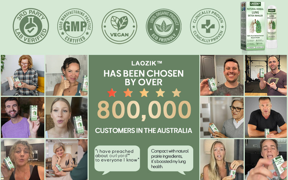 LAOZIK™ Natural Herbal Lung Detox Inhaler