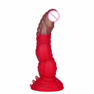 Tentacle Shaped Penis Soft Silicone Dildo For Women Dickman