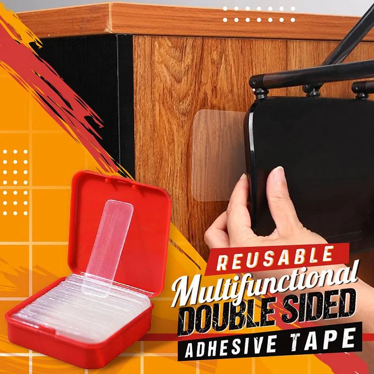 60 PCS Fita Adesiva Dupla Face Imperme&aacute;vel Reutiliz&aacute;vel