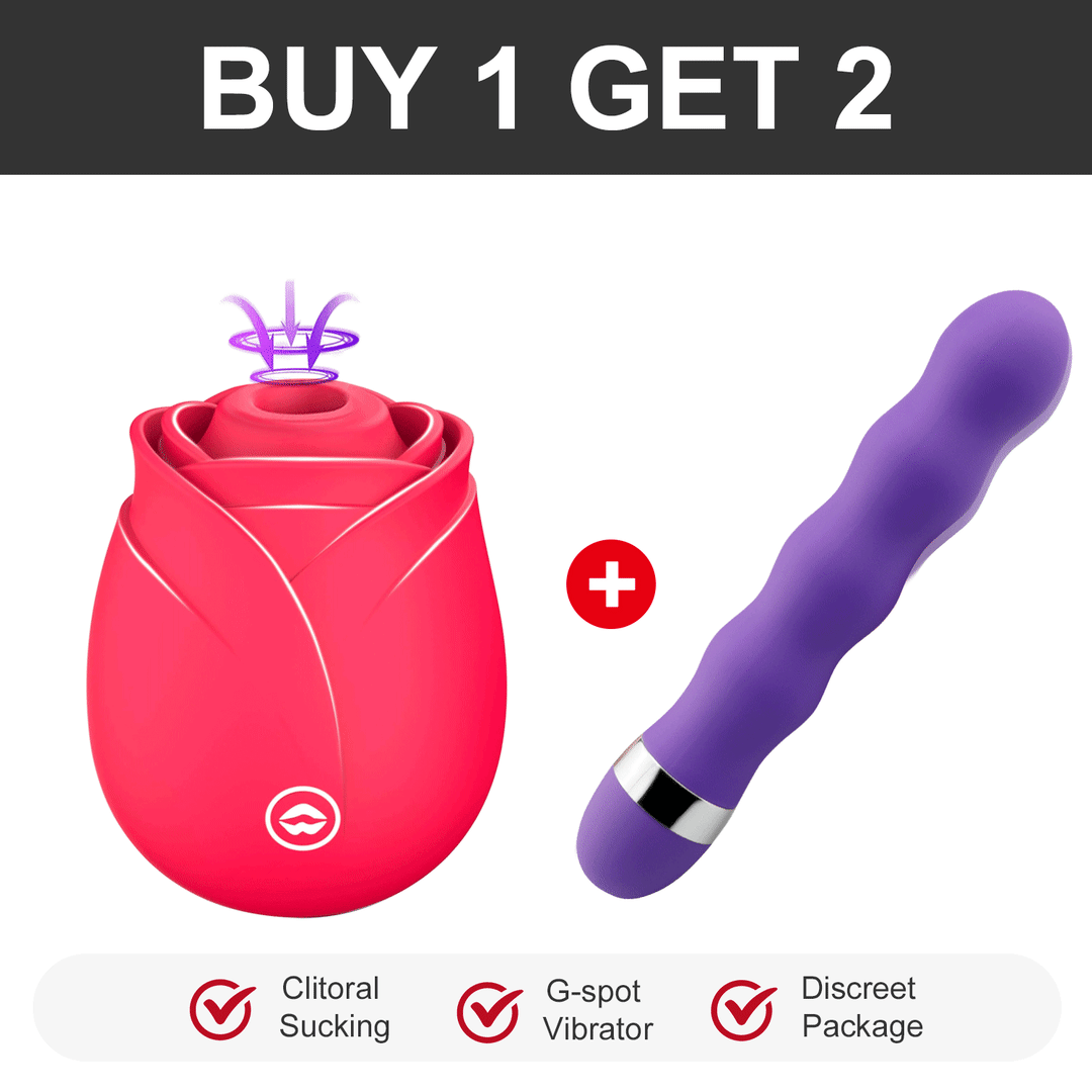 Newly Pump Sucking Rose Clitoral Stimulator Big O In 10 Seconds