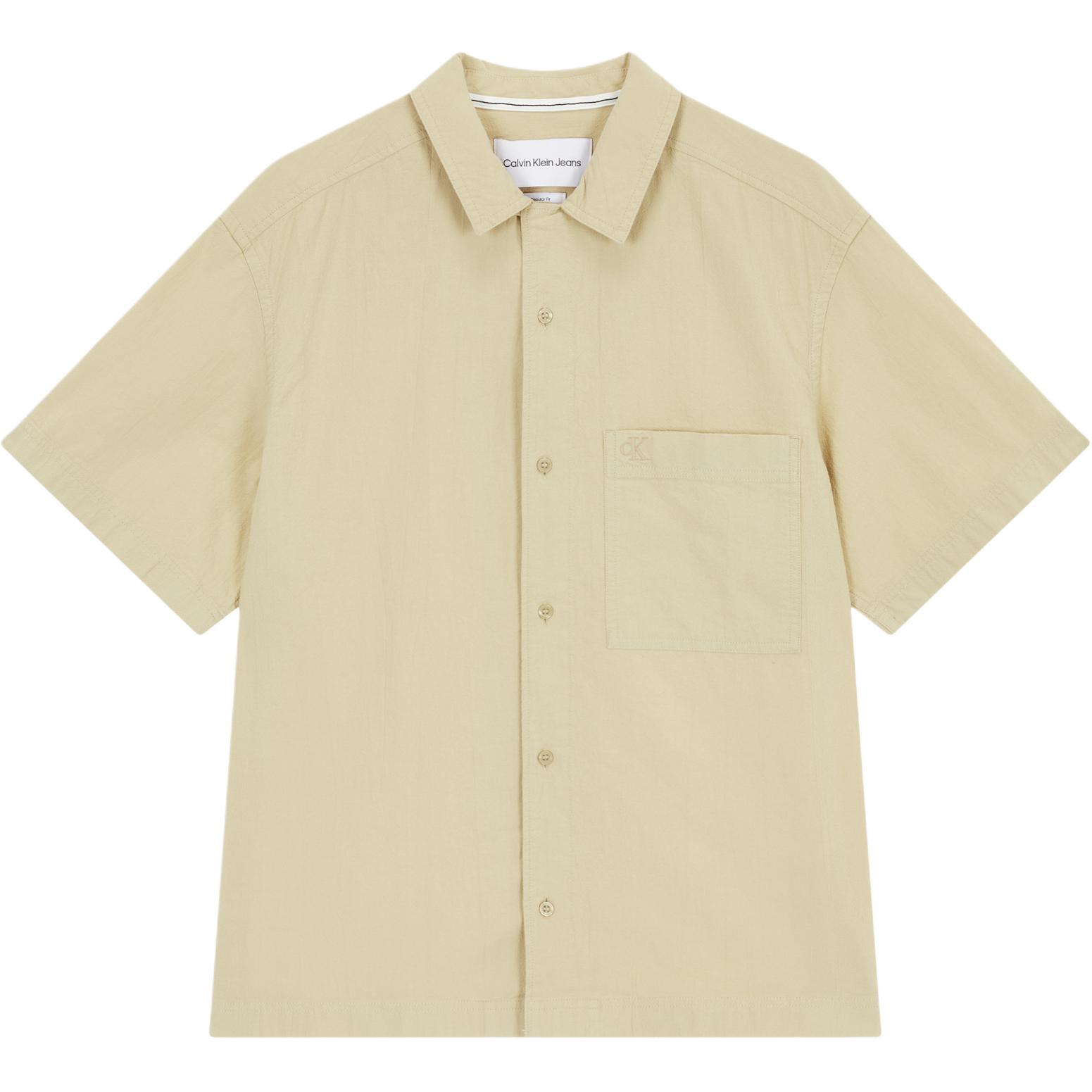 Calvin Klein Shirts Men Light Khaki