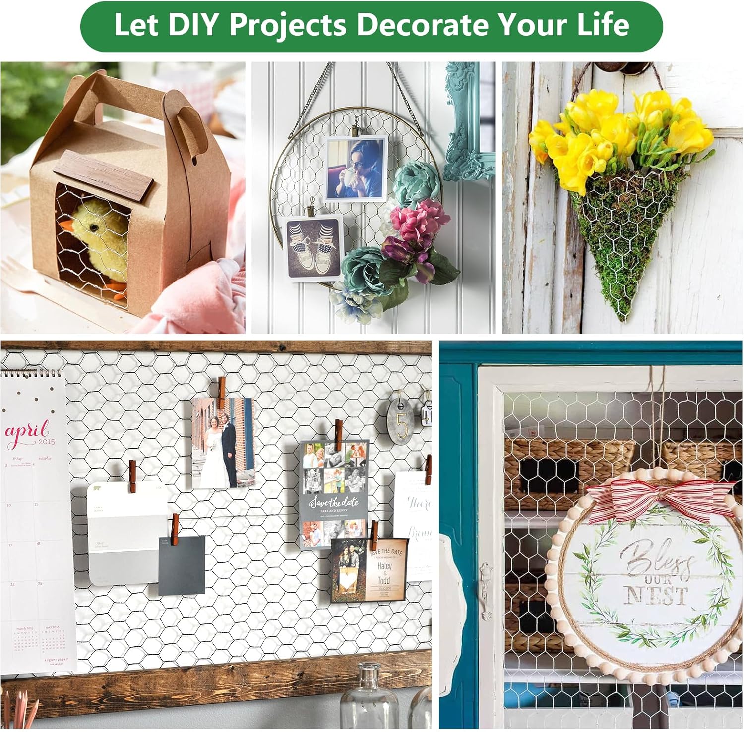 DIY Chicken Wire Fencing, Poultry Garden Fencing Barrier 8b543db68149e124d2075b17d4bdf281