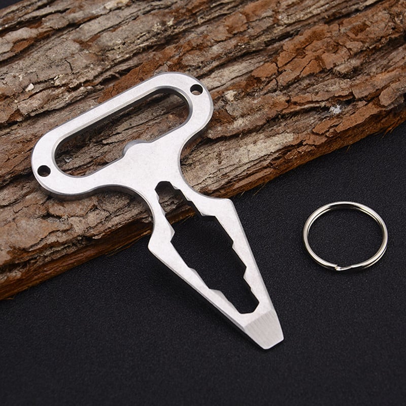 Outdoor EDC Roestvrijstalen Flessenopener Zelfverdediging Stinger Persoonlijk Bescherming Gereedschap Wapens Combinatiewerkzeug