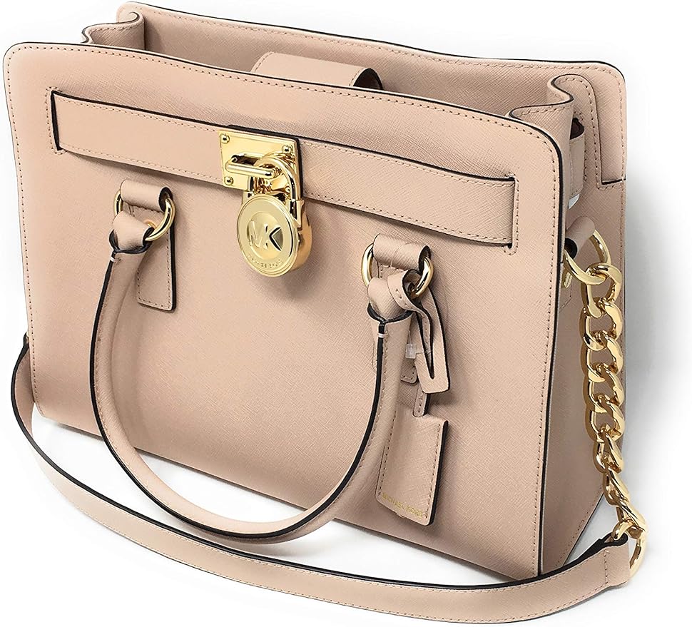 MICHAEL KORS Hamilton East West Saffiano Leather Satchel bag