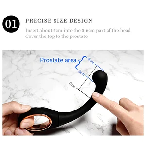 Prostate Vibrator Remote Control Buckle Massager Vibrating Butt Plug