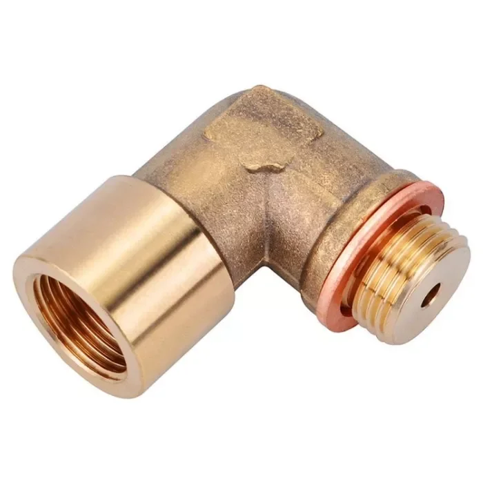 Garlaven M18 x 1.5 Adapter Exhaust 90 Degree Lambda O2 Oxygen Sensor Spacer Extender